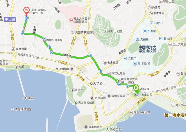 路线:奥帆中心-极地海洋世界-雕塑园 推荐:北海船厂原址,毗邻五四