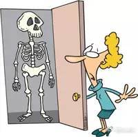 a day-a skeleton in the cupboard啥意思?