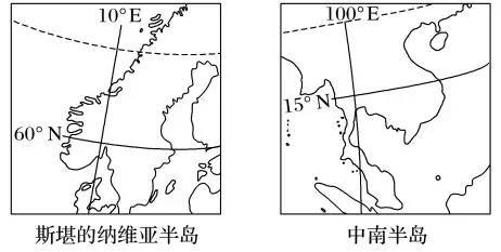 下列图示为世界上一些重要的岛屿,半岛,海峡,河流及运河轮廓示意图.