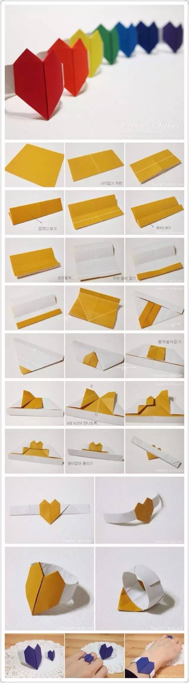 y 「折纸教程」 挺羡慕会折纸的妹子汉子 总感觉 一张白纸或者彩纸 在