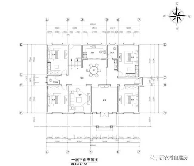 户型五 本户型开间9米,进深16米,占地面积144平方米,建筑面积274平方