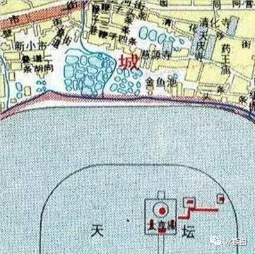 乾隆51年北京地图 建国后的1951年,北京市政府在金鱼池组织拉坑修湖图片