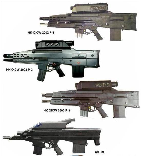 1990年美国xm29突击步枪上世纪九十年代美国军方首次提出"战略步枪"的