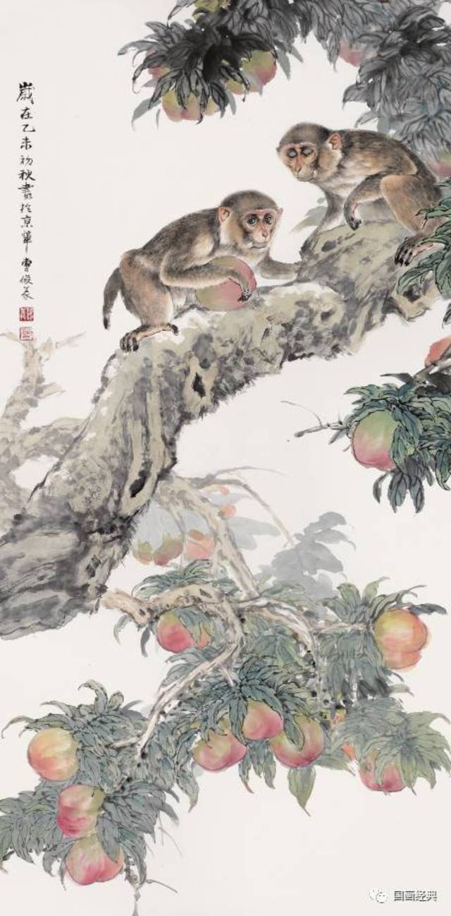 京城闻名的画猴大家——曹俊义(这么传达着浓浓温情的