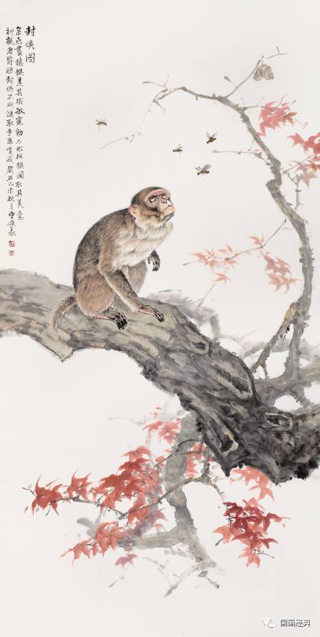 京城闻名的画猴大家——曹俊义(这么传达着浓浓温情的猴子您见过吗?