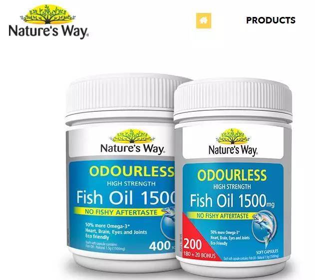 nature"s way·自然之路odourless fish oil