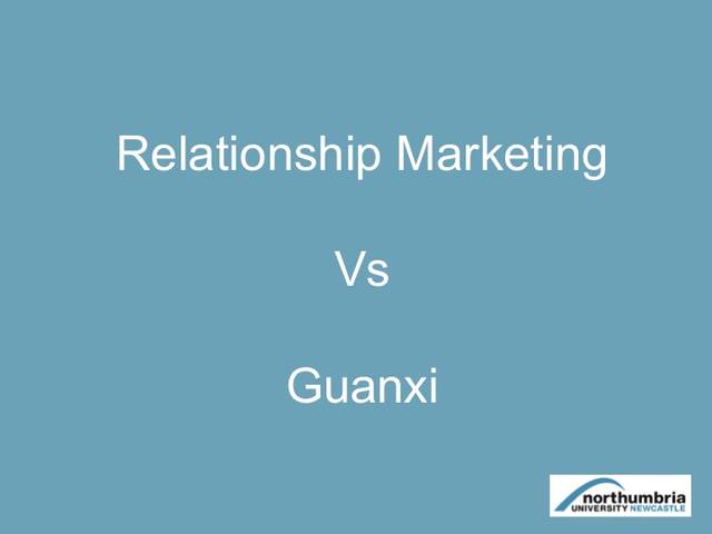 内容第二十六页: relationship marketing v.s. guanxi