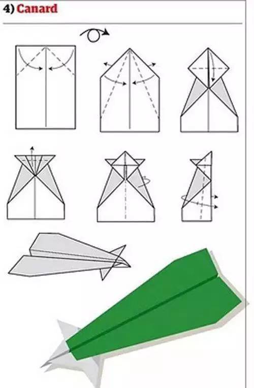 12种折折纸飞机详细教程,满足小朋友放飞花样飞机的