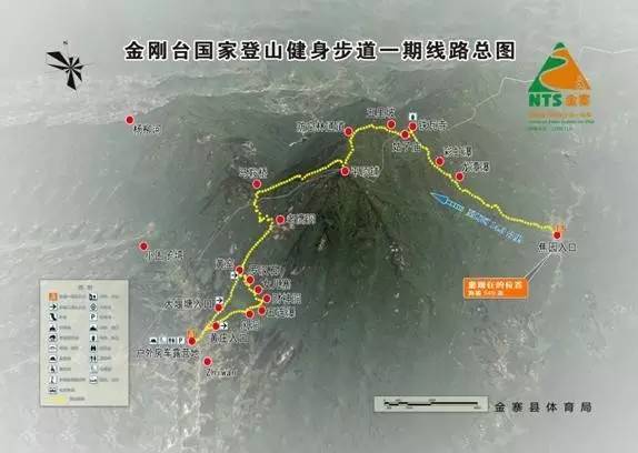 2,南溪镇:马头山国家登山健身步道7km(线路图如下)