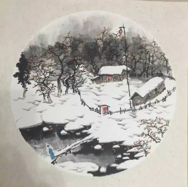 我的冰雪山水画学习历程