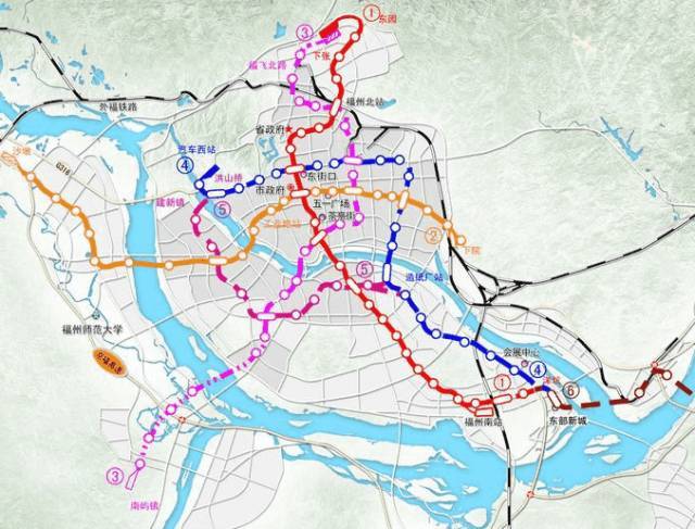 福州地铁3号线规划图,福州地铁3号线是唯一深入闽侯南屿的轨道线路