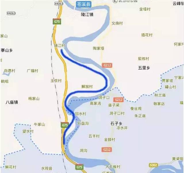 这是一条连接阆中与苍溪的旅游观光线路.