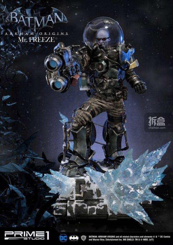 prime 1 studio《蝙蝠侠:阿甘起源》急冻人 mr freeze 全身像