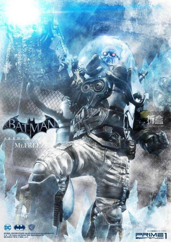 prime 1 studio《蝙蝠侠:阿甘起源》急冻人 mr. freeze 全身像