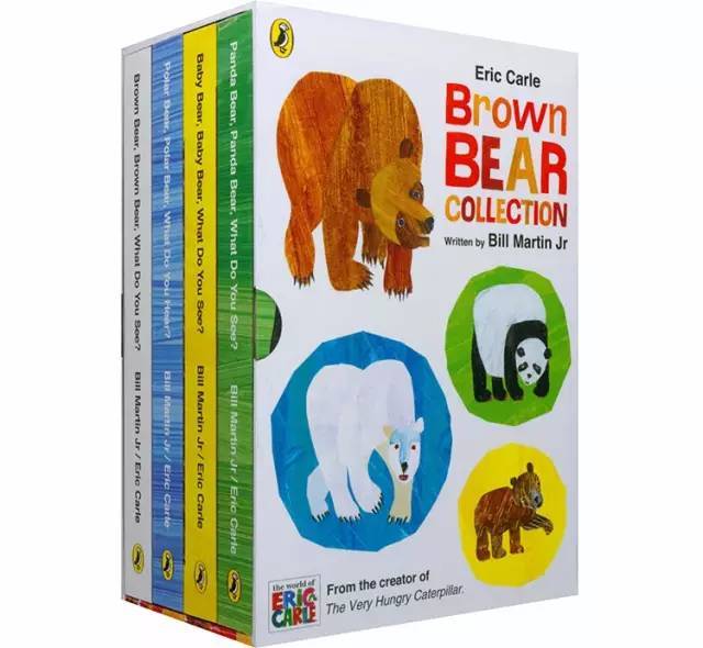 卡尔原版撕不破纸板书 brown bear collection来了