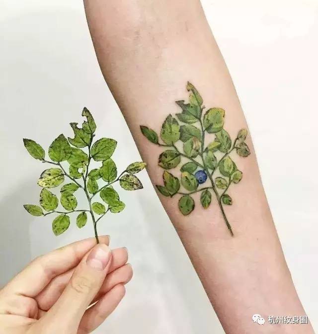 tattoo | 有特色又惊艳的植物纹身