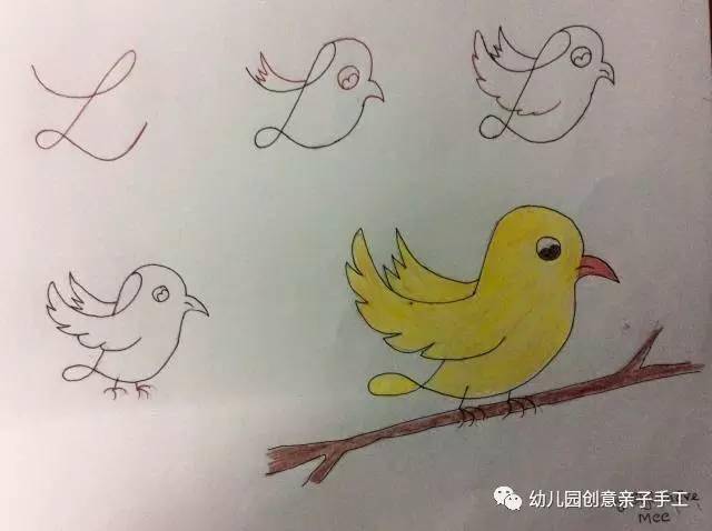 儿童简笔画:字母,数字等,画出孩子喜欢的小动物