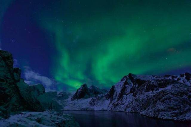 神秘的北挪威,极夜与极昼交替