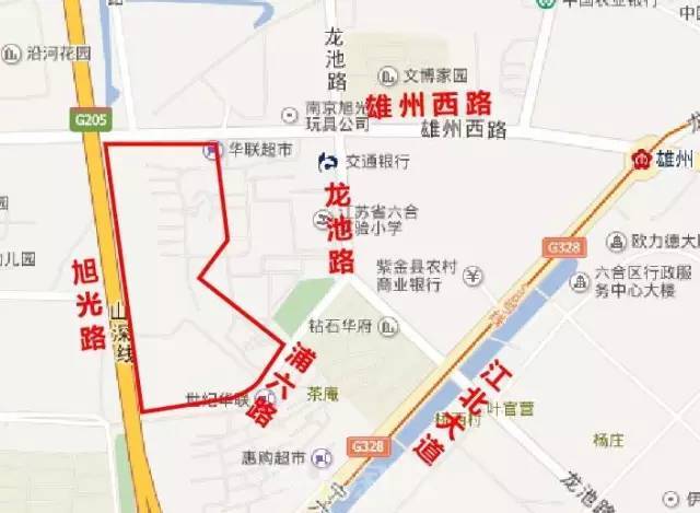 6,建筑高度35米 六合区南门小学b地块位于六合区雄州街道,雄