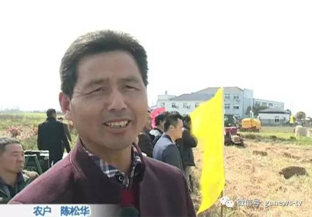 杨家厂镇荆中村农户陈松华说:机器打包比人工强十倍还不止,人工一天捆