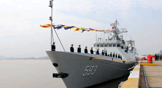 中国海军舰艇序列中,有多少艘军舰用河南