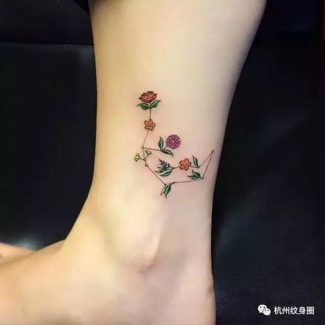 tattoo | 脚踝小清新纹身