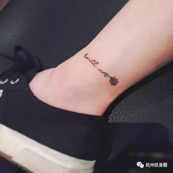 tattoo | 脚踝小清新纹身