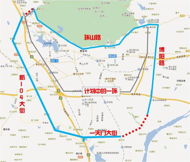 【官方发布】泰安将重点建设市区内外两条道路大环线