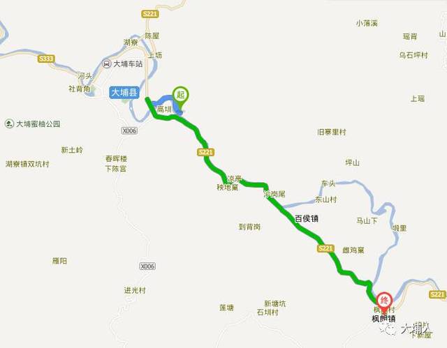 省道s221线大埔县湖寮至枫朗段公路