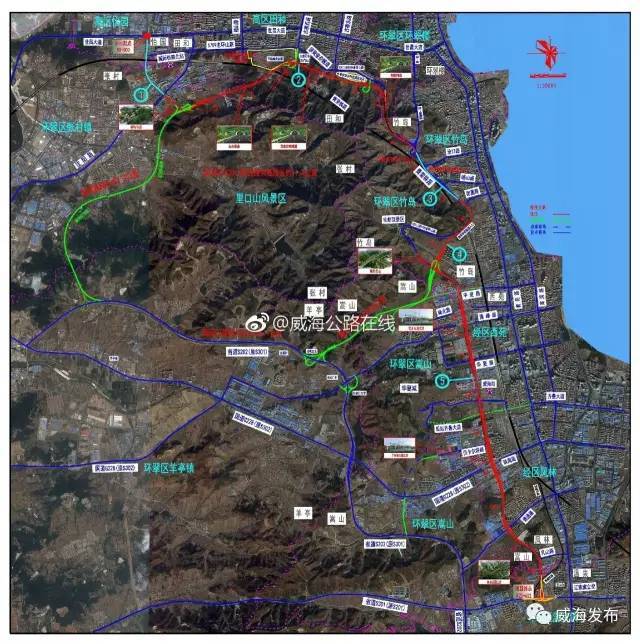 环山路经区段4座桥梁将拆除重建,该路段南北向车辆将无法通行.