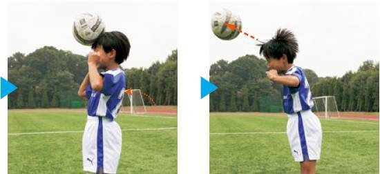 青少年足球"头顶球"训练方法