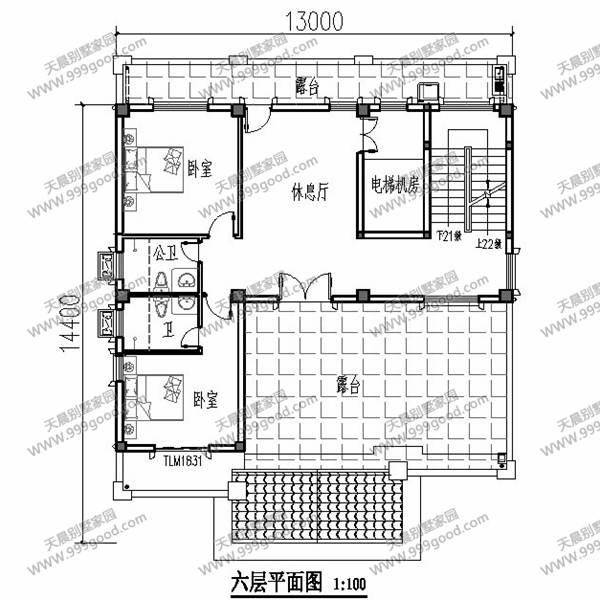 4米6层别墅设计图,农村自建房也能高大上!