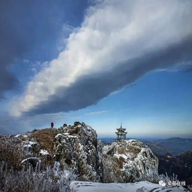 柘荣东狮山雪景你见过吗?