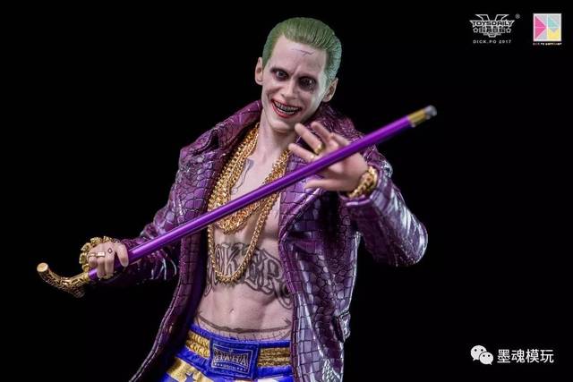 多人开箱:hot toys 1/6 mms382 《自杀小队》-小丑/joker 【紫色外套