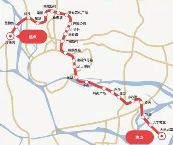 广州又添10条地铁最全116个站点沿线盘早知道