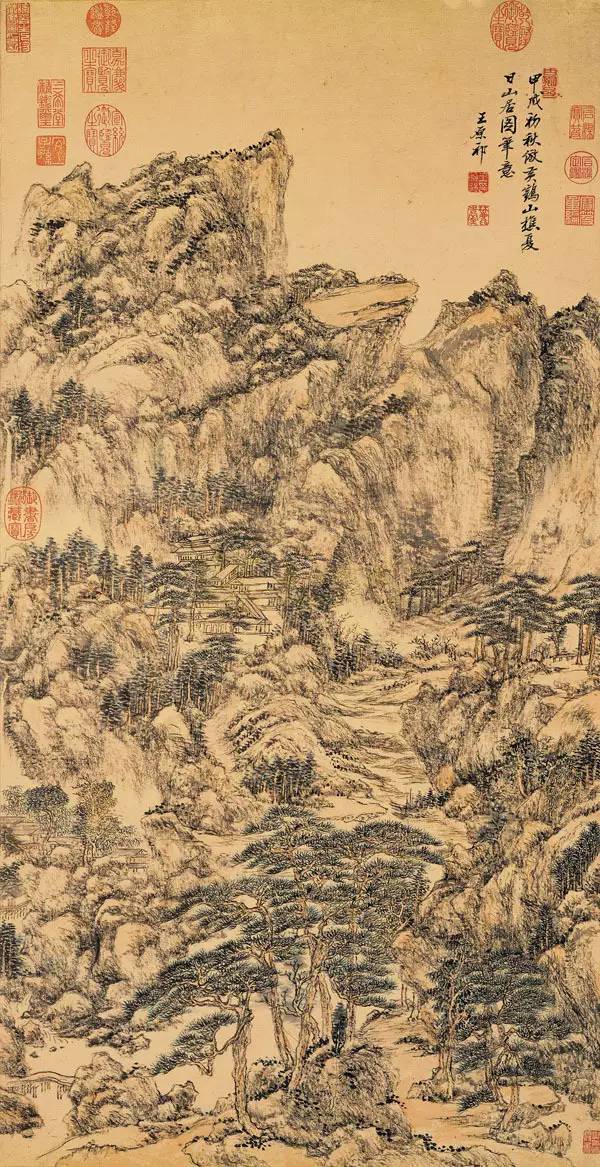 5×49cm 【简介】:王原祁(1624年-1715年)字茂京,号麓台,江苏太仓人