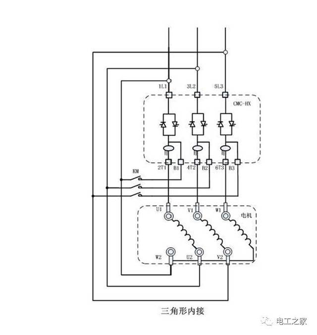 市场上常见的七种电机软启动器接线图