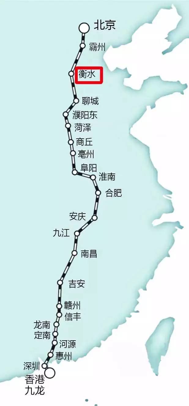 雄安下一站——京九高铁今年或将全线开建,衡水将直达北京,香港,6小时