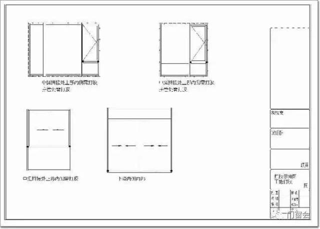 5,推拉窗和推拉门下滑与边框料拼接部位的接口处内侧应打胶,推拉窗有