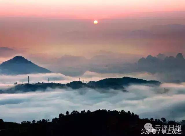 石乡早晨(大金山)李向荣摄