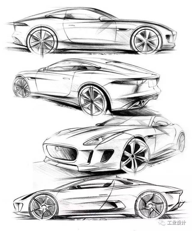 学工业设计的大部分同学都有一个汽车设计梦或者画帅气的汽车手绘图