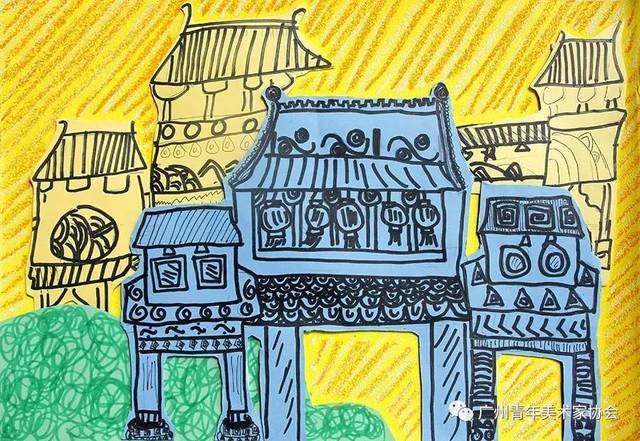 广州青年美协2017系列活动|"《童绘新岭南》少儿公益绘画大赛"参赛