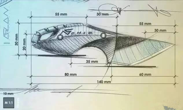 刀具设计图:每一位名刀匠都是灵魂画手