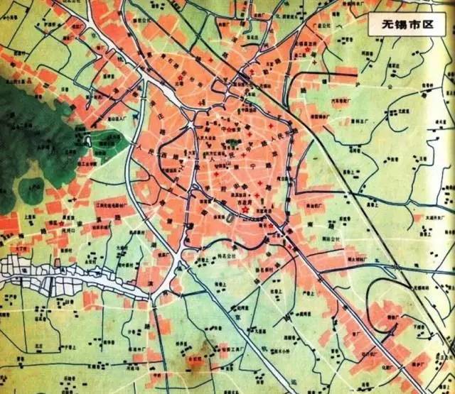 这是无锡县地图,图片来自:我爱名校 1994年车牌号改革 无锡,宜兴