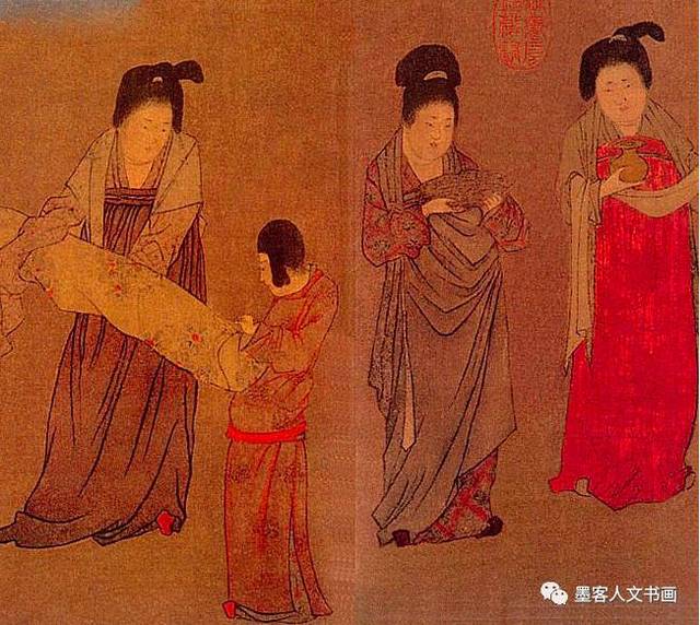 中国十大传世名画之《唐宫仕女图》