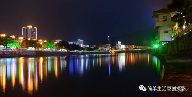 「敬恭桑梓」桂东小城--岑溪的夜晚