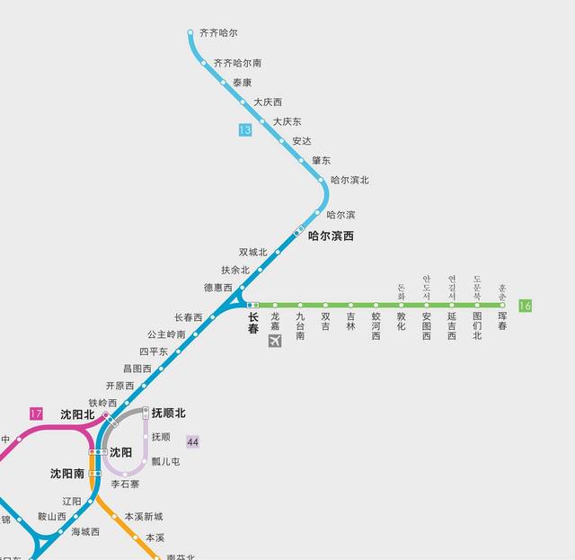 2017全国高铁线路图高清版来了,趁着春光赶紧出去浪浪