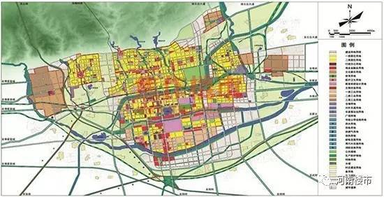 焦作市中心城市整体用地规划图