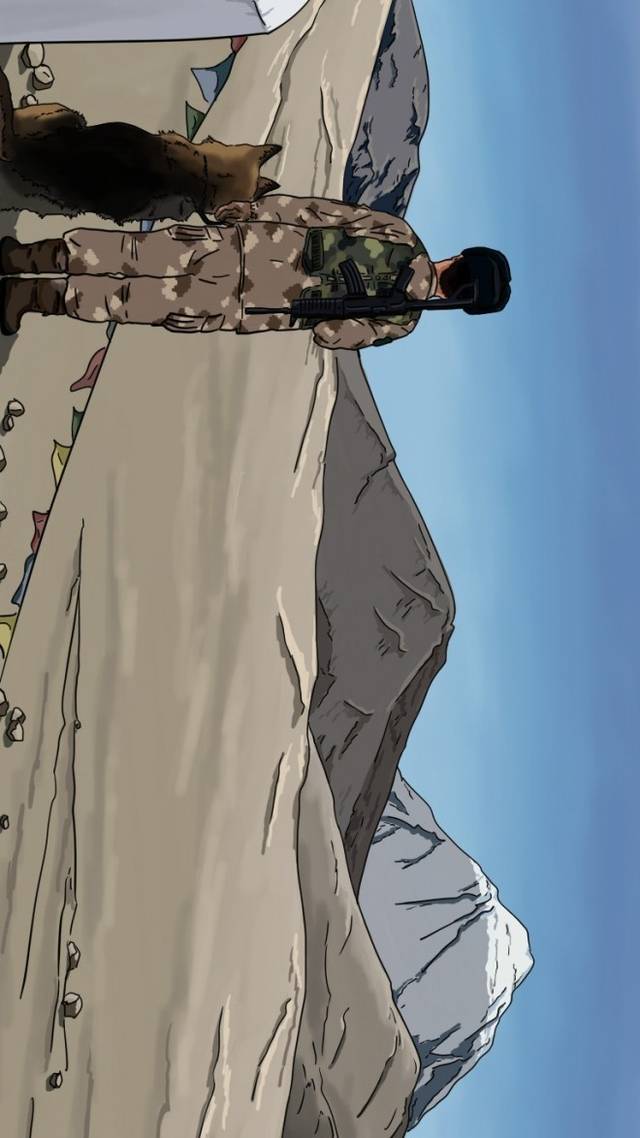 漫画| 军人的背影,让我们引以为傲!