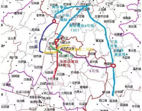 1号线预计于2020年正式运营 未来融入南京地铁网络 ↓↓↓↓先期规划